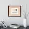 6 Pack: 6" x 8" / 8.5" x 11" Walnut Document Frame with Triple Mat by Studio Décor®